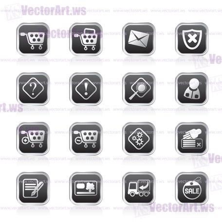 Online Shop Icons - Vector Icon Set