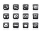 Hi-tech technical equipment icons - vector icon set 3