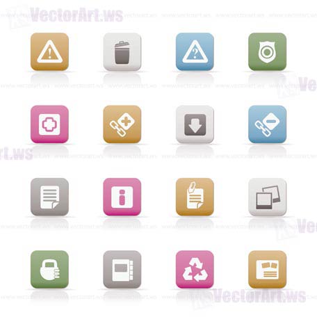 Web site and computer Icons - vector icon set