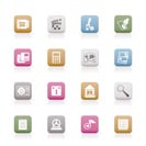 Mobile Phone and Computer icon - Vector Icon Set