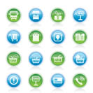 Online shop icons - vector icon set