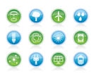 Ecology, energy and nature icons - Vector Icon Set