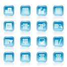 Database and Table Formatting Icons - Vector Icon Set