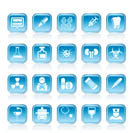 Healthcare, Medicine and hospital icons - vector icon set