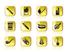 Smoking and cigarette icons - vector icon set