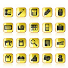 Office tools Icons - vector icon set 3