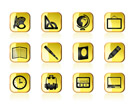 School and education icons - vector icon set