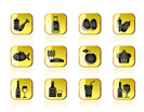 Food, drink and Aliments icons - vector icon set