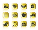 Shipping and logistic icons - vector icon set