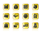 Post, correspondence and Office Icons - vector icon set