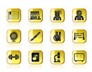 school and education icons - vector icon set