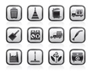 Cleaning Industry and environment Icons - vector icon set