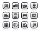 Logistic, cargo and shipping icons - vector icon set