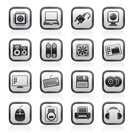 Computer Items and Accessories icons - vector icon set