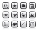 Communism, socialism and revolution icons - vector icon set