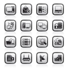 Computer Network and internet icons - vector icon set