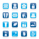 Spa objects icons - vector icon set