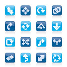 different kind of arrows icons - vector icon set