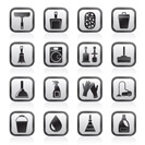 Cleaning and hygiene icons - vector icon set