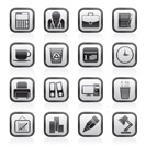 Business and office icons - vector icon set