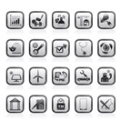 Internet and Website Portal icons - vector icon set