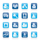 Social Media and Network icons - vector icon set