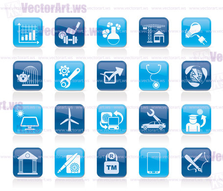 Internet and Website Portal icons - vector icon set