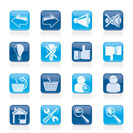 Website and internet icons - vector icon set