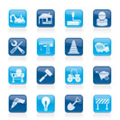 Building and construction icons - vector icon set