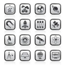 science, research and education Icons - Vector Icon set