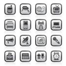 Communication and connection icons - vector icon set