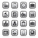 Business, Office and Finance Icons - Vector Icon Set