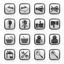 Website and internet icons - vector icon set