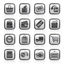 shopping and retail icons - vector icon set