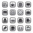 Business and office icons - vector icon set