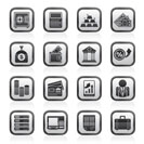 Bank and Finance Icons - Vector Icon Set