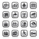 Airport, travel and transportation icons -  vector icon set 3