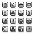 Business and office icons - vector icon set