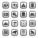 Map, navigation and Location Icons -vector icon set