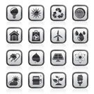 Ecology, nature and environment Icons -vector icon set