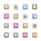 Internet and Website buttons and icons -  Vector icon set