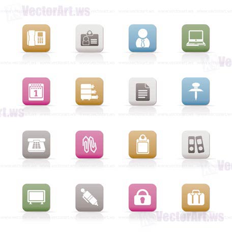 Business and Office icons - vector icon set