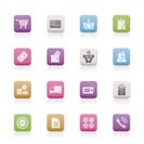 Online shop icons - vector icon set