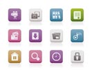 Computer and website icons - vector icon set