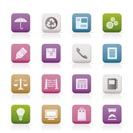 Business and Office internet Icons - Vector icon Set