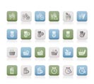 24 Business, office and website icons - vector icon set 1