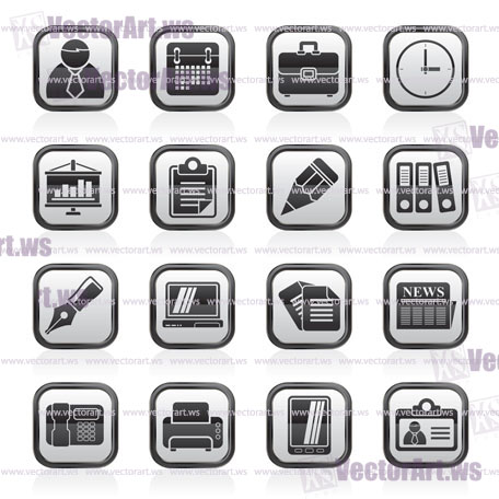 Business and Office Icons  - vector icon set