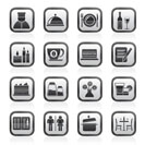 Restaurant, cafe and bar icons- vector icon set