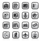 Hobbies and leisure Icons - vector icon set