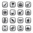 Cooking Equipment Icons  - vector icon set
